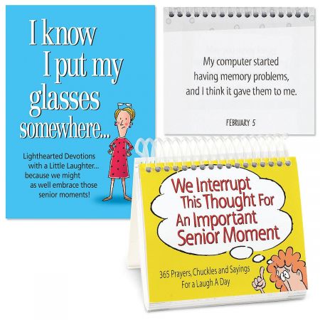 Calendar and I Know I Put My Glasses Somewhere Book
