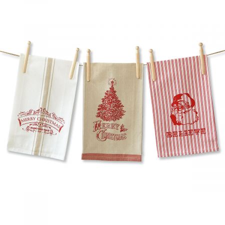 christmas kitchen towels