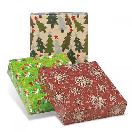Jolly Collection Jumbo Rolled Christmas Wrapping Paper Set