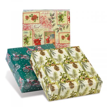 Natural Collection Jumbo Rolled Christmas Wrapping Paper Set