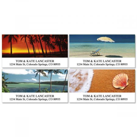 Paradise Deluxe Address Labels (4 designs)