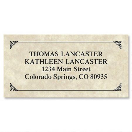 Antique Border Address Labels