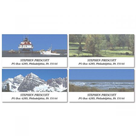 Scenes of America Deluxe Address Labels (4 designs)