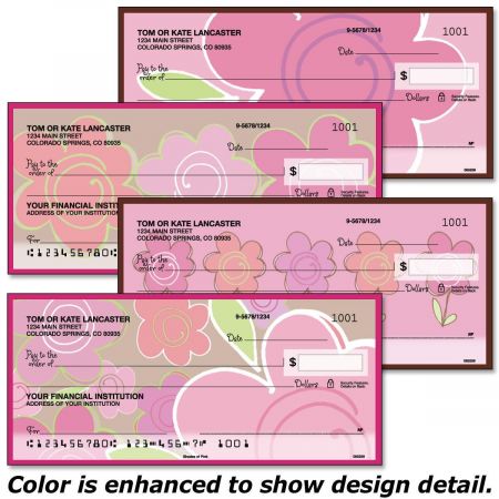 Shades of Pink Checks