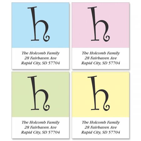 Initial Impact Select Address Labels (4 designs)