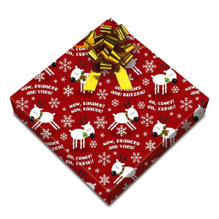 Reindeer Games Holiday Gift Wrap