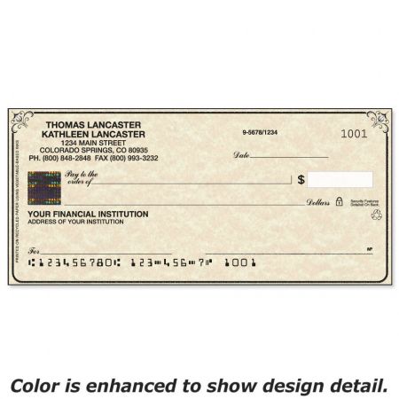 Securiguard Parchment Hologram Premium Checks