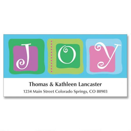 Joy to All Holiday Address Labels