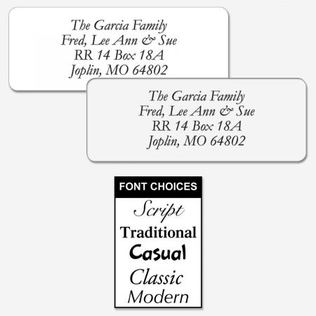 Rectangle Border Address Labels