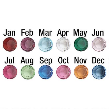 Sterling Silver Birthstone Charms Pendant