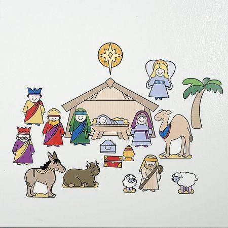 Magnetic Nativity Scene
