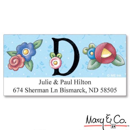 Mary Engelbreit® Initial Deluxe Address Labels