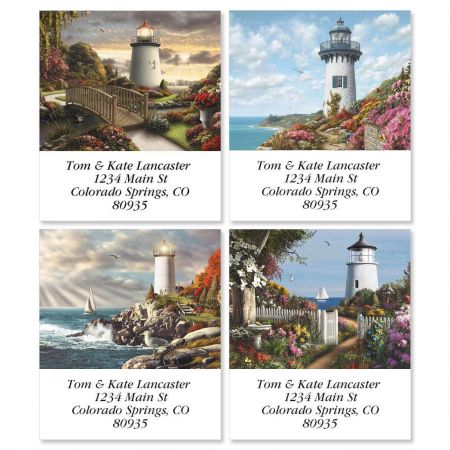 Lighthouses Select Address Labels (4 designs)