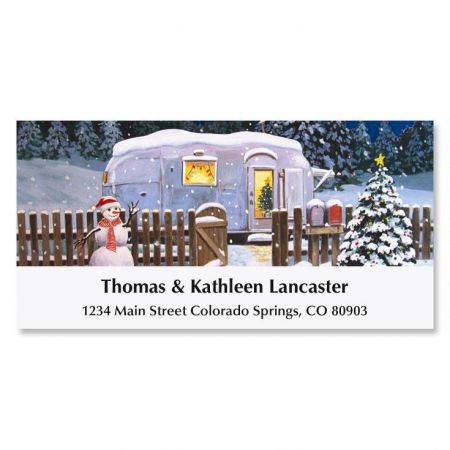 Deck the Hauls Holiday Address Labels