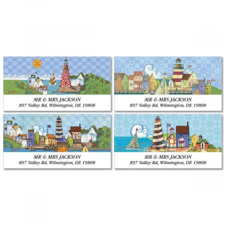 Lighthouses by Jim Shore Deluxe Address Labels (4 designs)