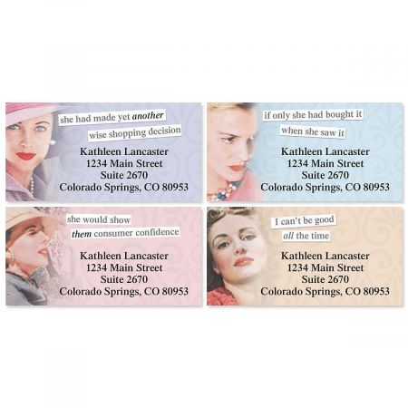 Anne Taintor Border Address Labels (4 designs)