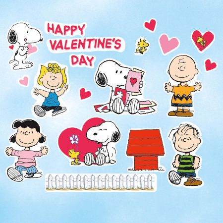 PEANUTS® Valentine Vinyl Clings