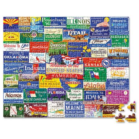 Welcome to America Puzzle by Current Catalog