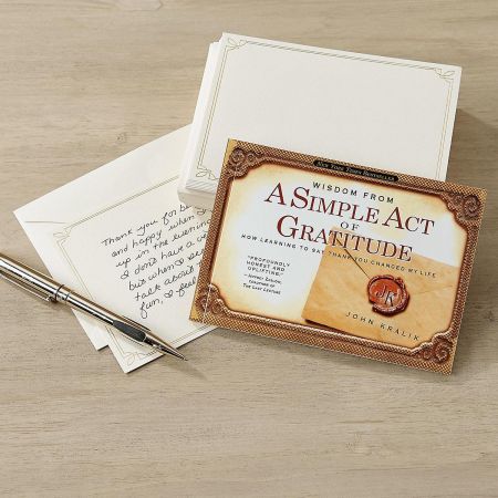 A Simple Act of Gratitude Stationery Set by Curent Catalog