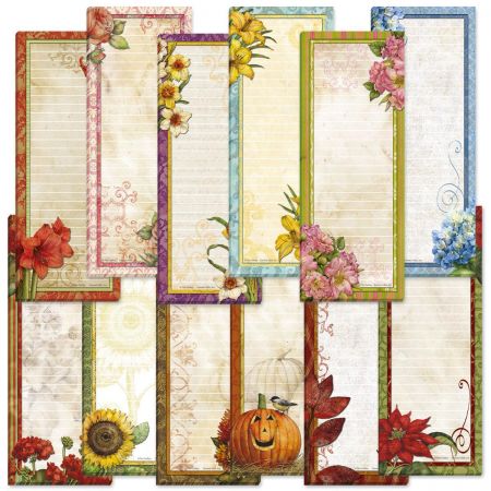 Seasonal Magnetic Shopping List Pads