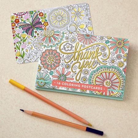 Thank You Coloring Postcards | Current Catalog