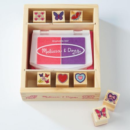 Butterfly & Heart Stamp Set by Melissa & Doug®