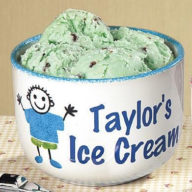 Personalized Ice Cream Bowl by Current Catalog