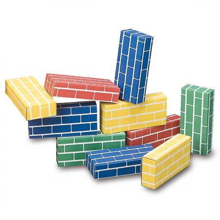 Colorful Plastic Building Bricks Construction Toy Wrapping Paper