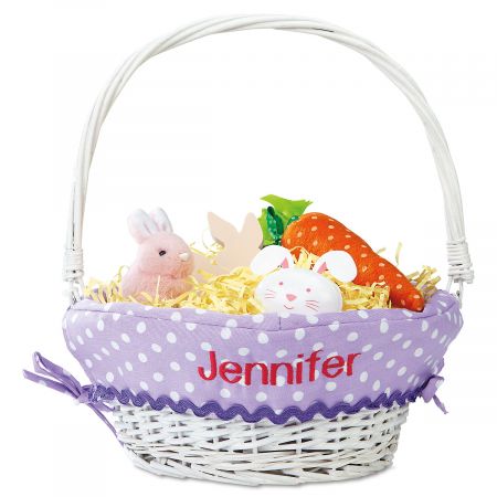 Kids Personalized Easter Basket with Liners