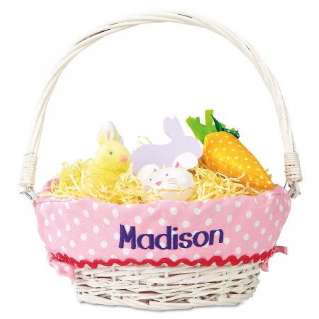 Kids Personalized Easter Basket with Liners