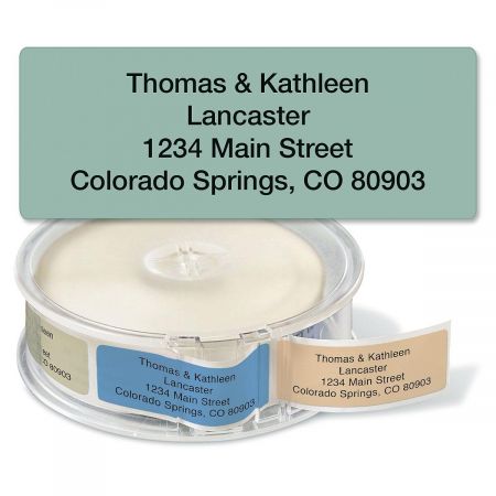 Stonewashed Colors Standard Rolled Address Labels (5 Colors)