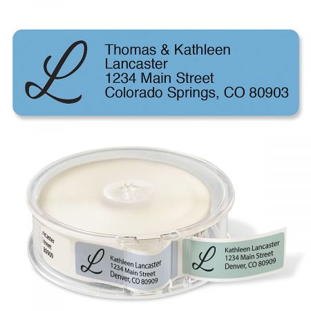 Stonewashed with Initial Standard Rolled Address Labels