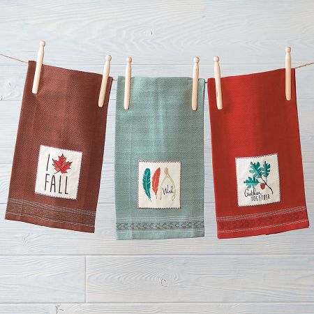 Fall Kitchen Towels byr Current Catalog