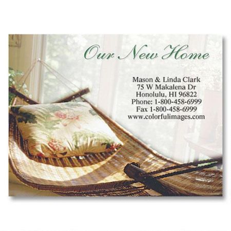 Relax New Address Postcards