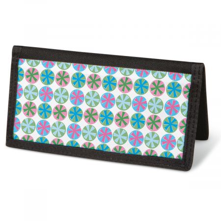 Retro Patterns Checkbook Cover - Non-Personalized