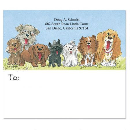 Wags & Whiskers Mailing Package Label