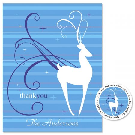 Believe in Magic Custom Thank You Cards