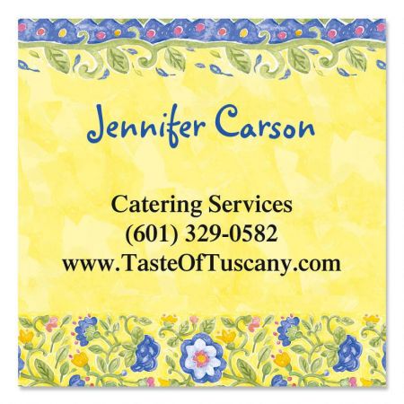 Tuscan Sun Square Calling Card