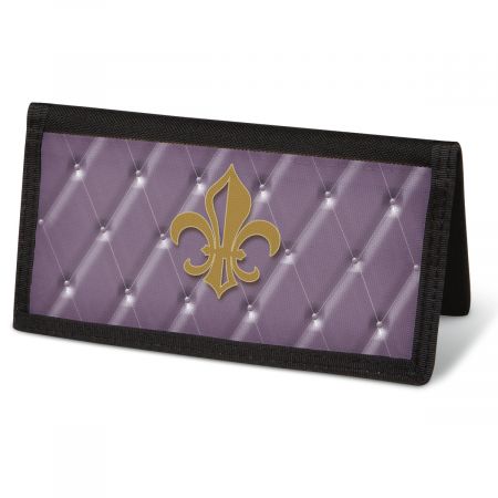 Bronze Fleur De Lis Checkbook Cover - Non-Personalized
