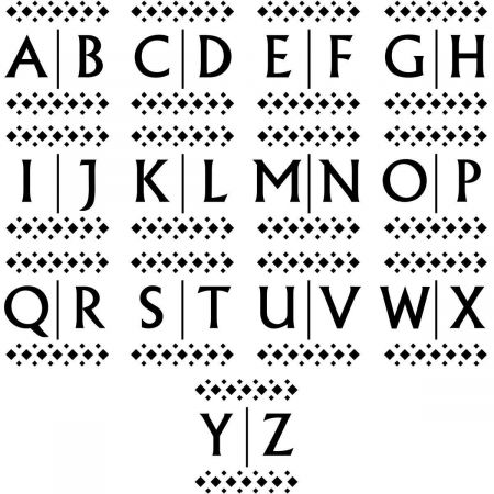 Diamond Initial Square Stamper