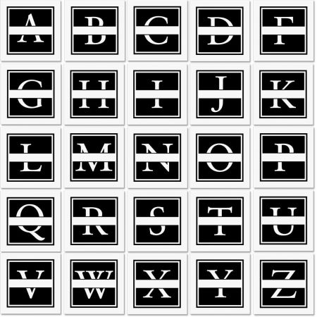 Front & Center Square Address Stamper