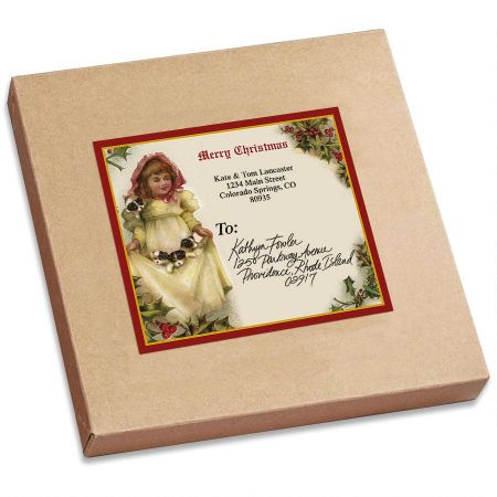 All Season Victorian Mailing Package Label (6 Designs)