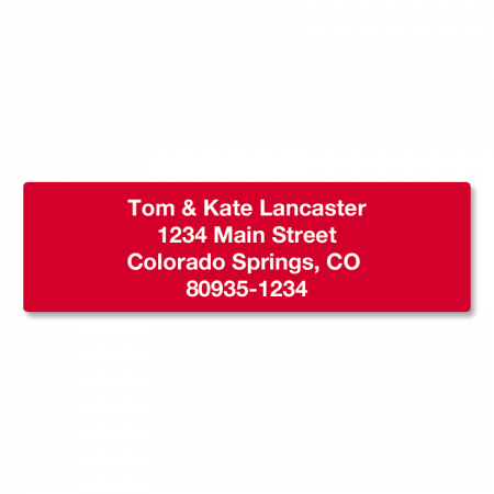 Solid Color Designer Rolled Address Labels - (Roll of 500)