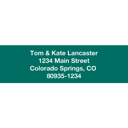 Solid Color Designer Rolled Address Labels - (Roll of 500)