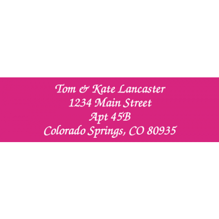 Solid Color Designer Rolled Address Labels - (Roll of 500)