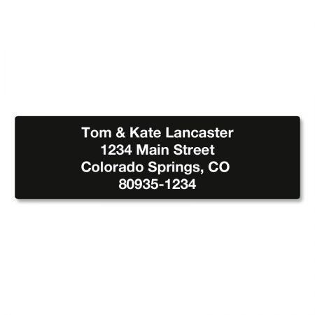 Solid Color Designer Rolled Address Labels - (Roll of 250)