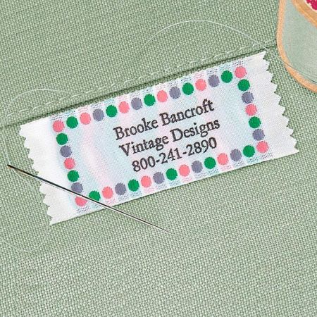 Sassy Dots Sewing Label