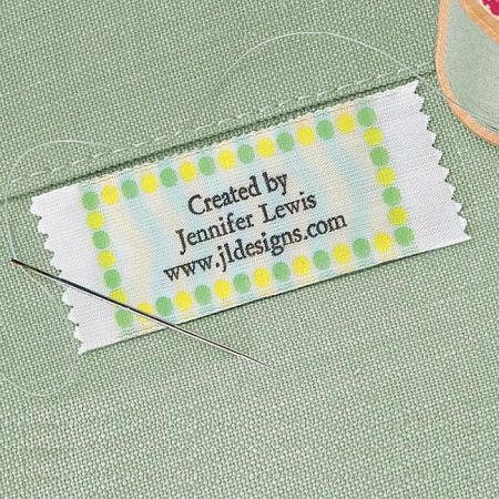 Pastel Dots Sewing Label
