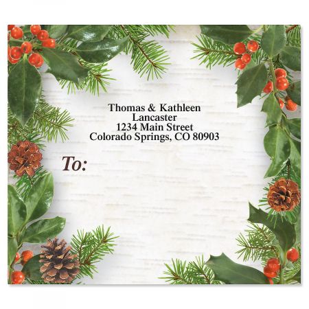 Woodland Whimsy Mailing Package Label