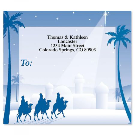 Wise Men Mailing Package Label